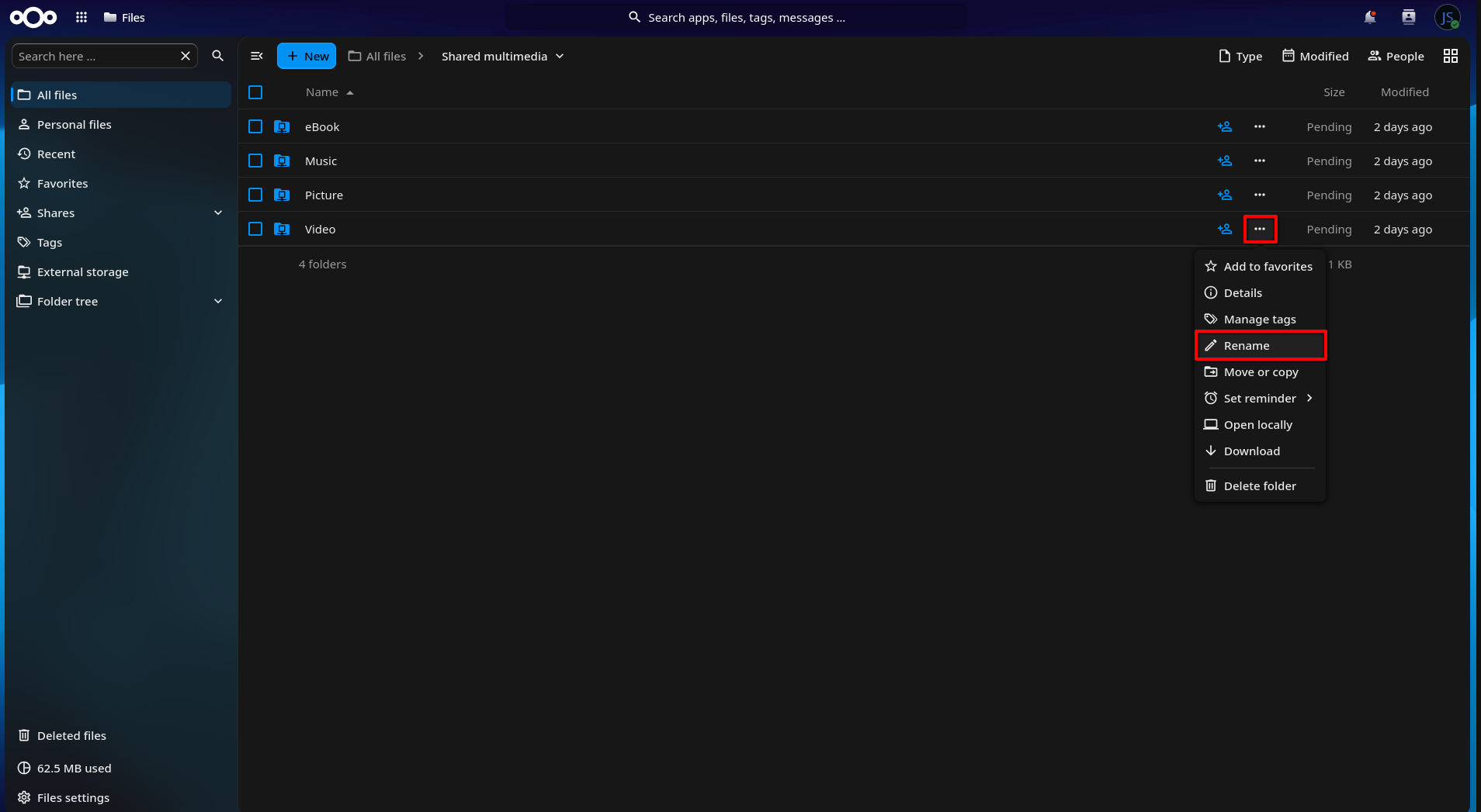 nextcloud-multimedia-rename