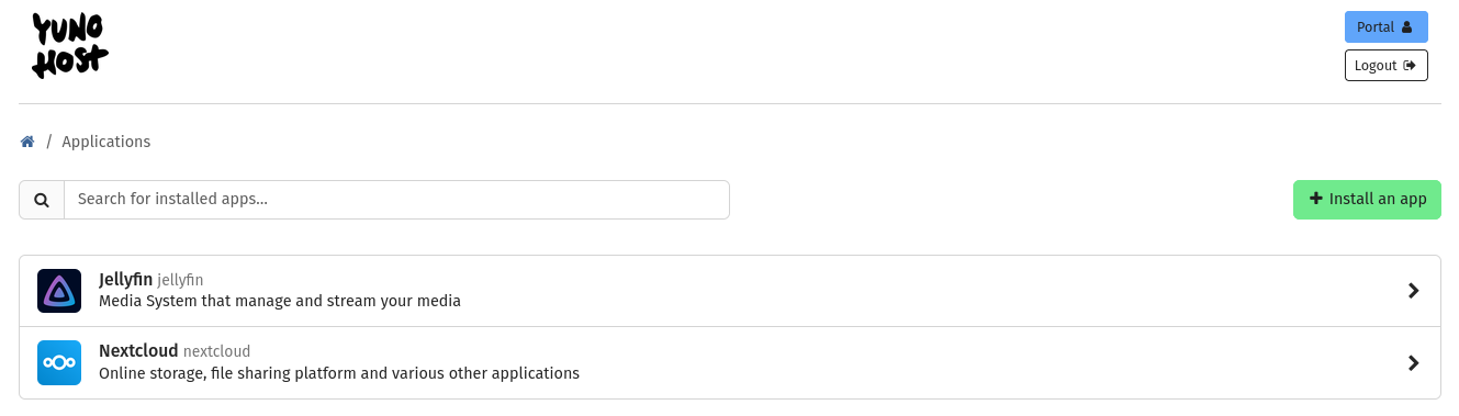 yunohost-jellyfin-nextcloud