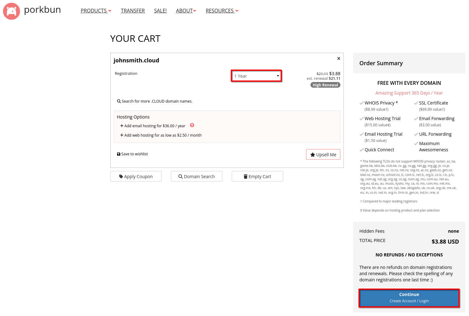porkbun-checkout