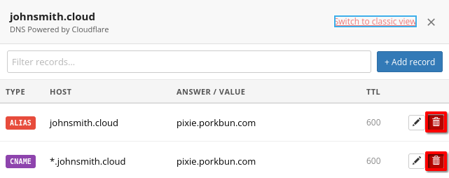 porkbun-delete-dns