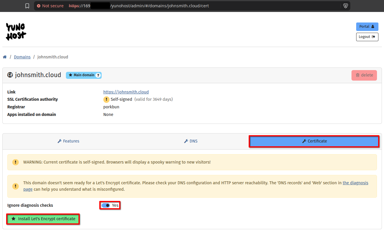 yunohost-lets-encrypt