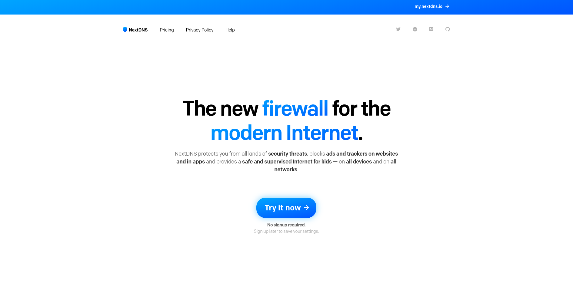 nextdns-homepage
